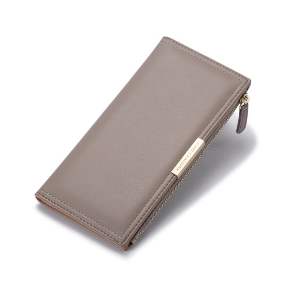 Geldbörsen Und Taschen Mode Einfarbig PU Geldbörse Universal #3374 – Bild 3
