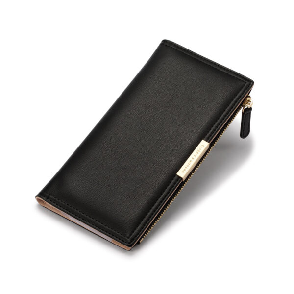 Geldbörsen Und Taschen Mode Einfarbig PU Geldbörse Universal #3374 – Bild 5